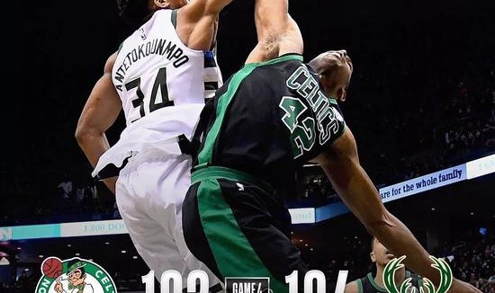  猛龙西亚卡姆最后时刻隔扣字母哥  