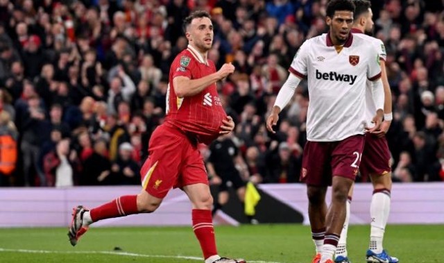  萨拉赫戴帽红军大胜西汉姆联  